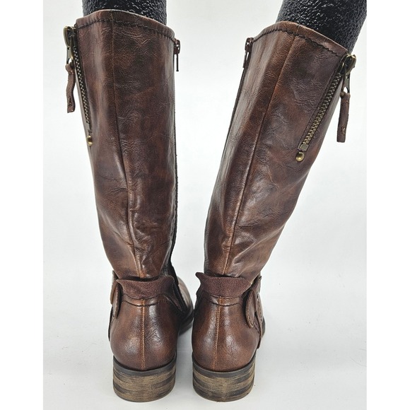Naturalizer N5 Comfort Balada Faux Leather Knee High Boots Side Zip Size 7.5M - Picture 6 of 13